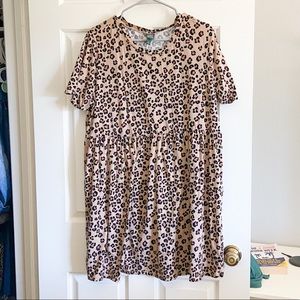 Wild Fable Leopard Babydoll Dress